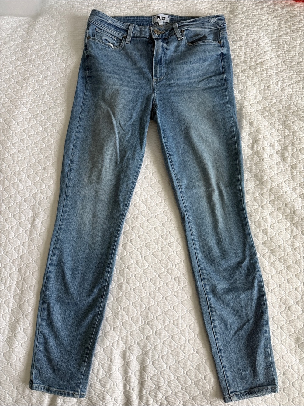 PAIGE Light Blue Skinny Jeans